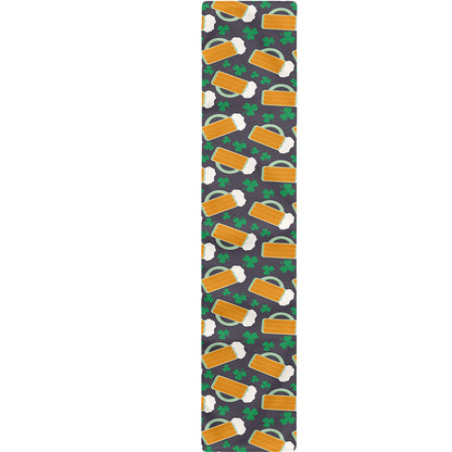 Clover And Beer St. Patrick's Day Print Table Runner