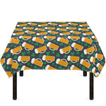 Clover And Beer St. Patrick's Day Print Tablecloth