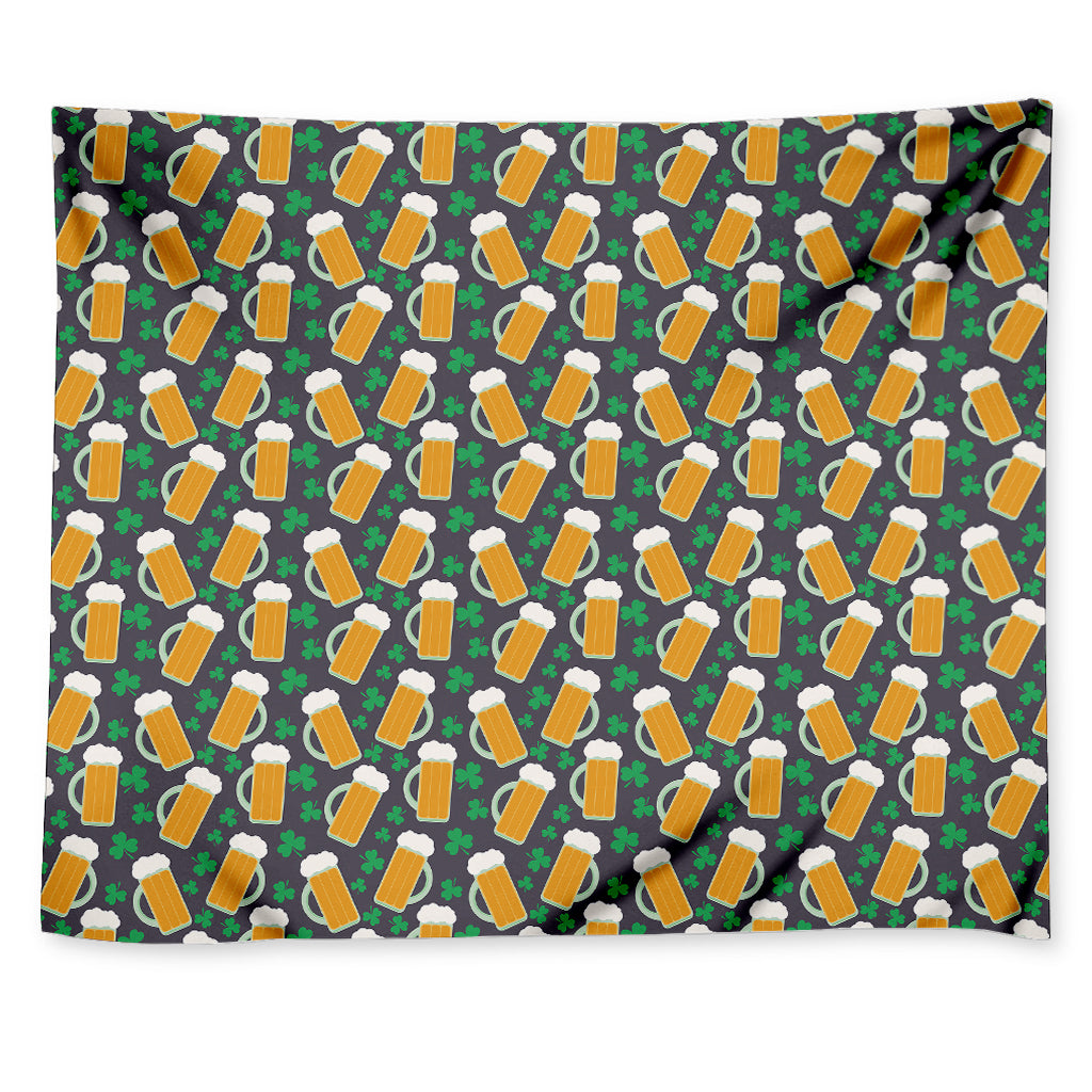 Clover And Beer St. Patrick's Day Print Tapestry