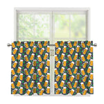 Clover And Beer St. Patrick's Day Print Tier Curtains