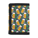 Clover And Beer St. Patrick's Day Print Trifold Wallet