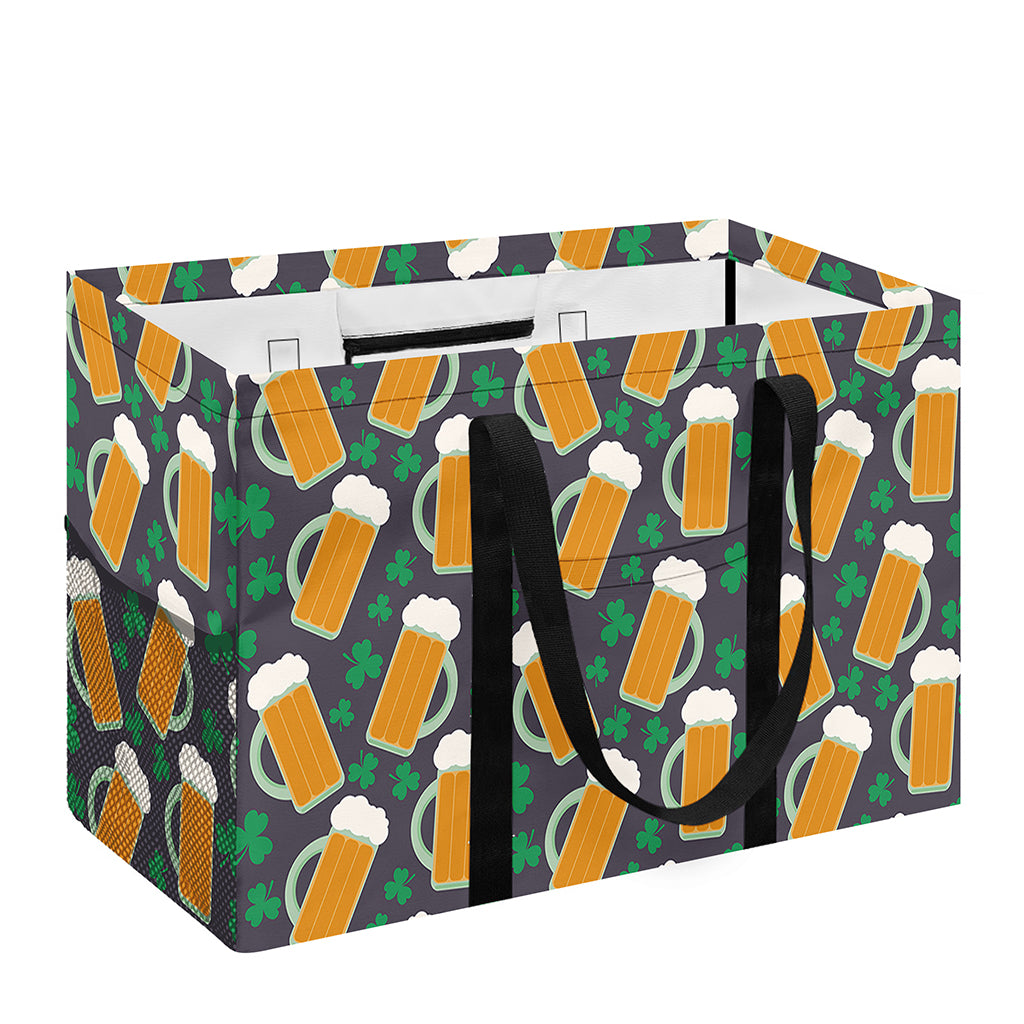 Clover And Beer St. Patrick's Day Print Utility Tote Bag