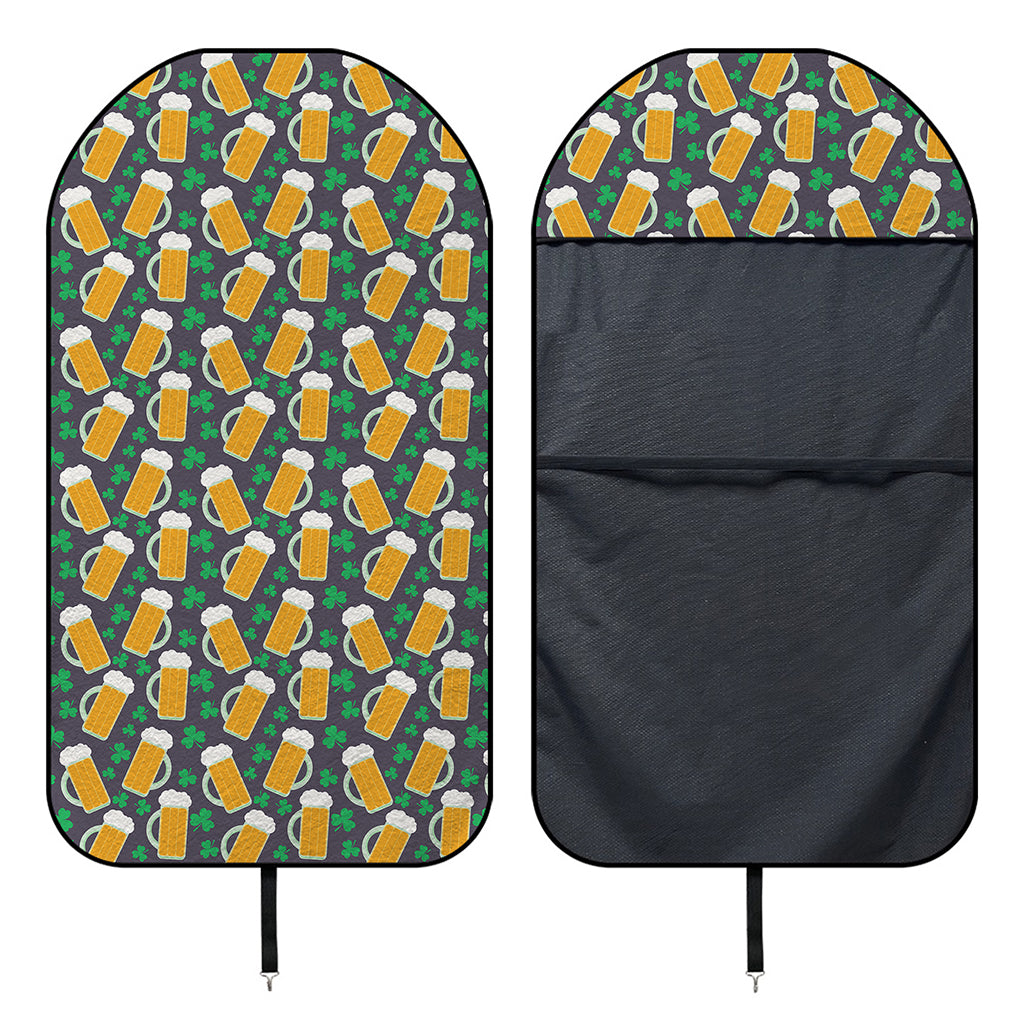 Clover And Beer St. Patrick's Day Print Waterproof Car Seat Cover