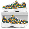 Clover And Beer St. Patrick's Day Print White Chunky Shoes