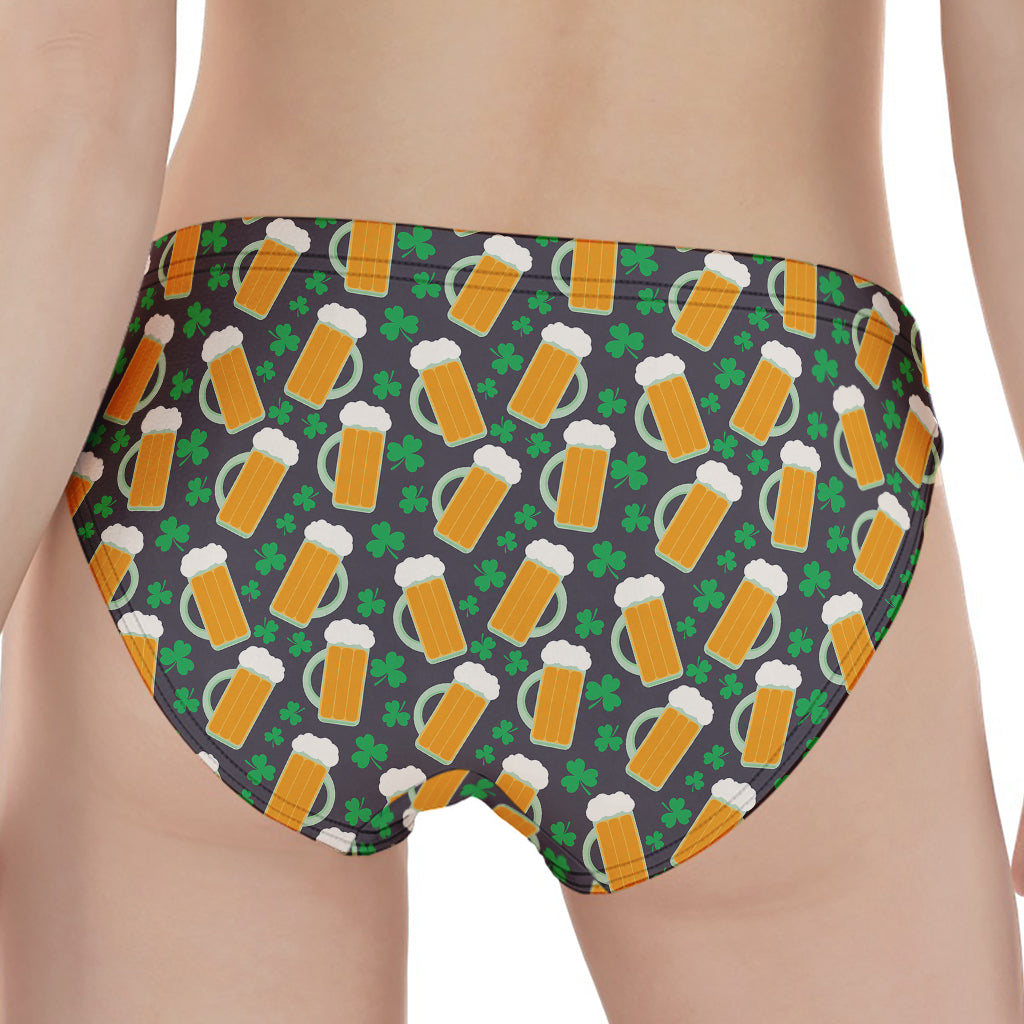 Clover And Beer St. Patrick's Day Print Women's Panties