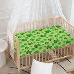 Clover And Hat St. Patrick's Day Print Baby Crib Sheet