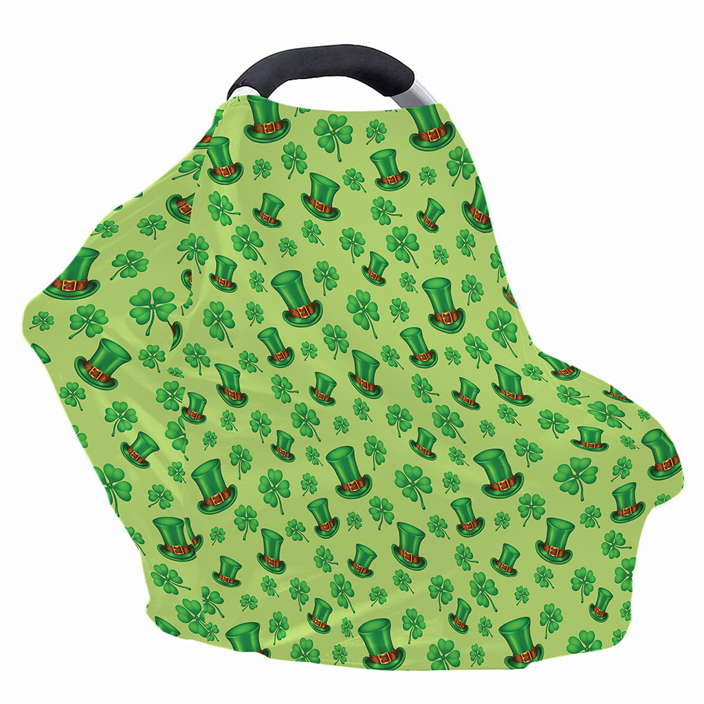 Clover And Hat St. Patrick's Day Print Baby Seat Cover