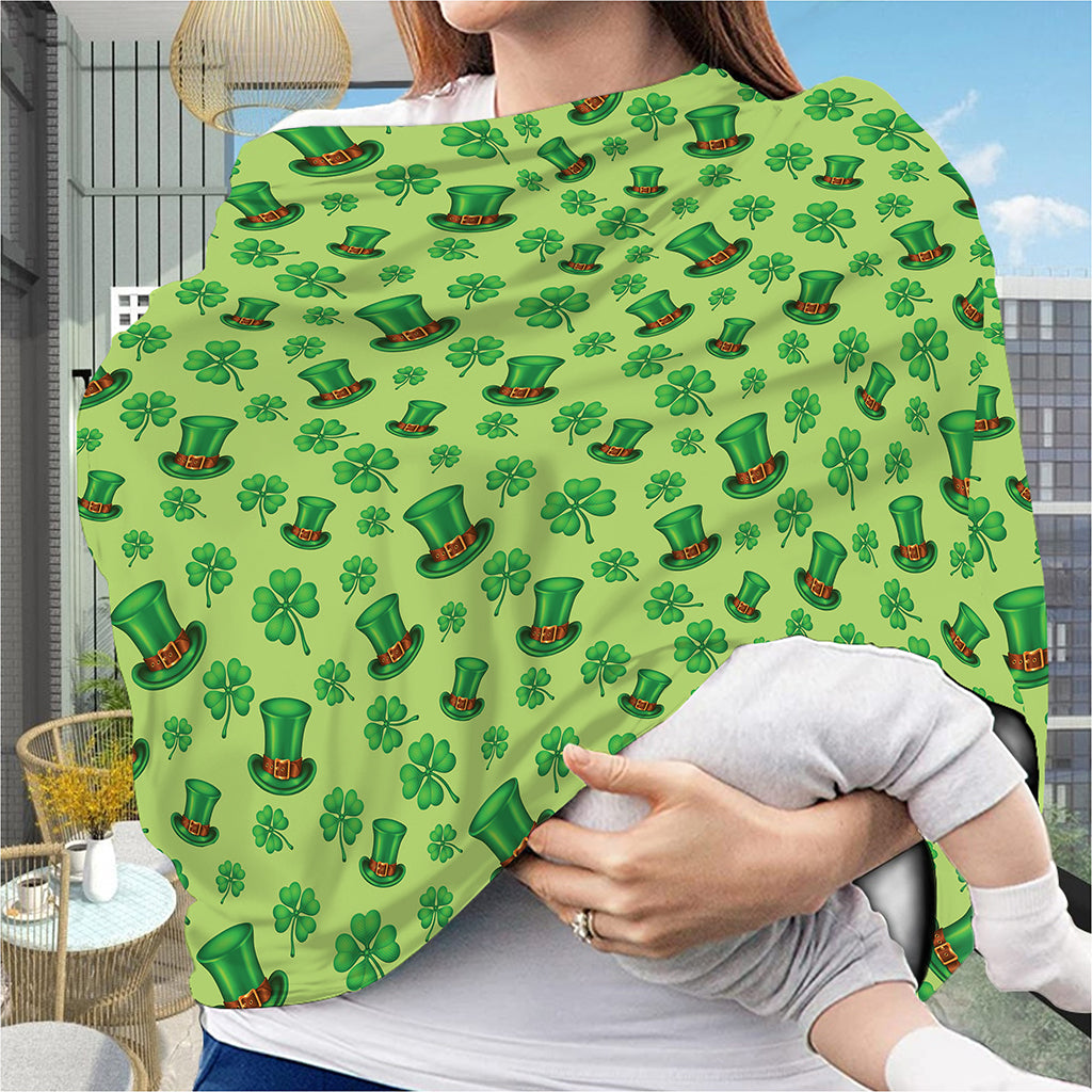 Clover And Hat St. Patrick's Day Print Baby Seat Cover