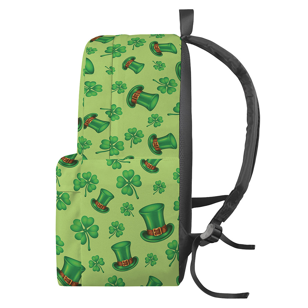 Clover And Hat St. Patrick's Day Print Backpack