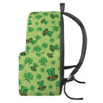 Clover And Hat St. Patrick's Day Print Backpack