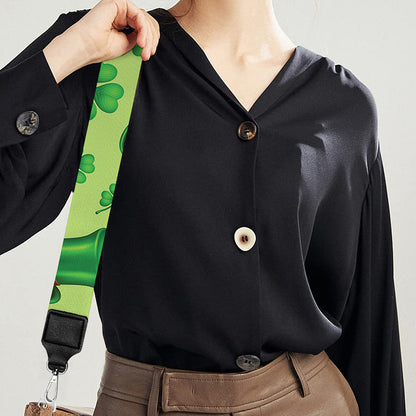 Clover And Hat St. Patrick's Day Print Bag Strap