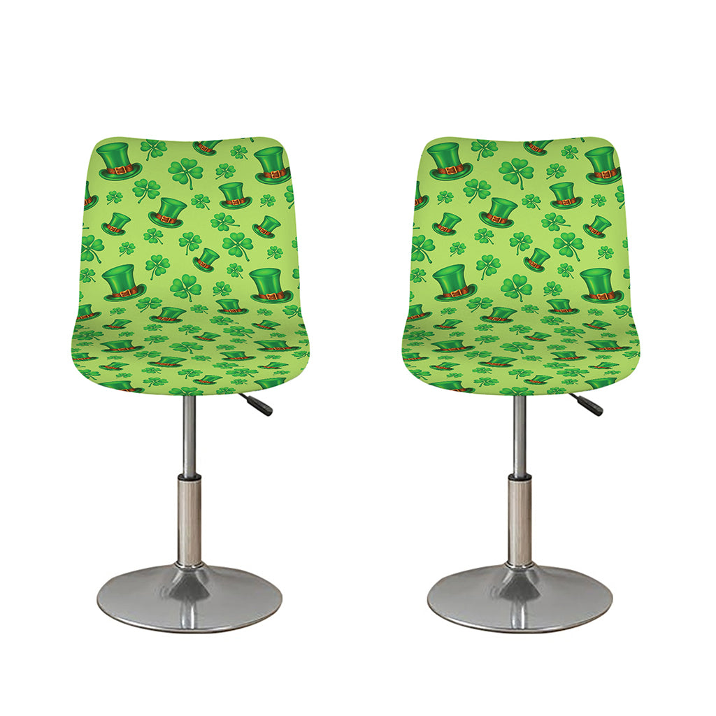 Clover And Hat St. Patrick's Day Print Bar Stool Covers