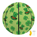 Clover And Hat St. Patrick's Day Print Basketball