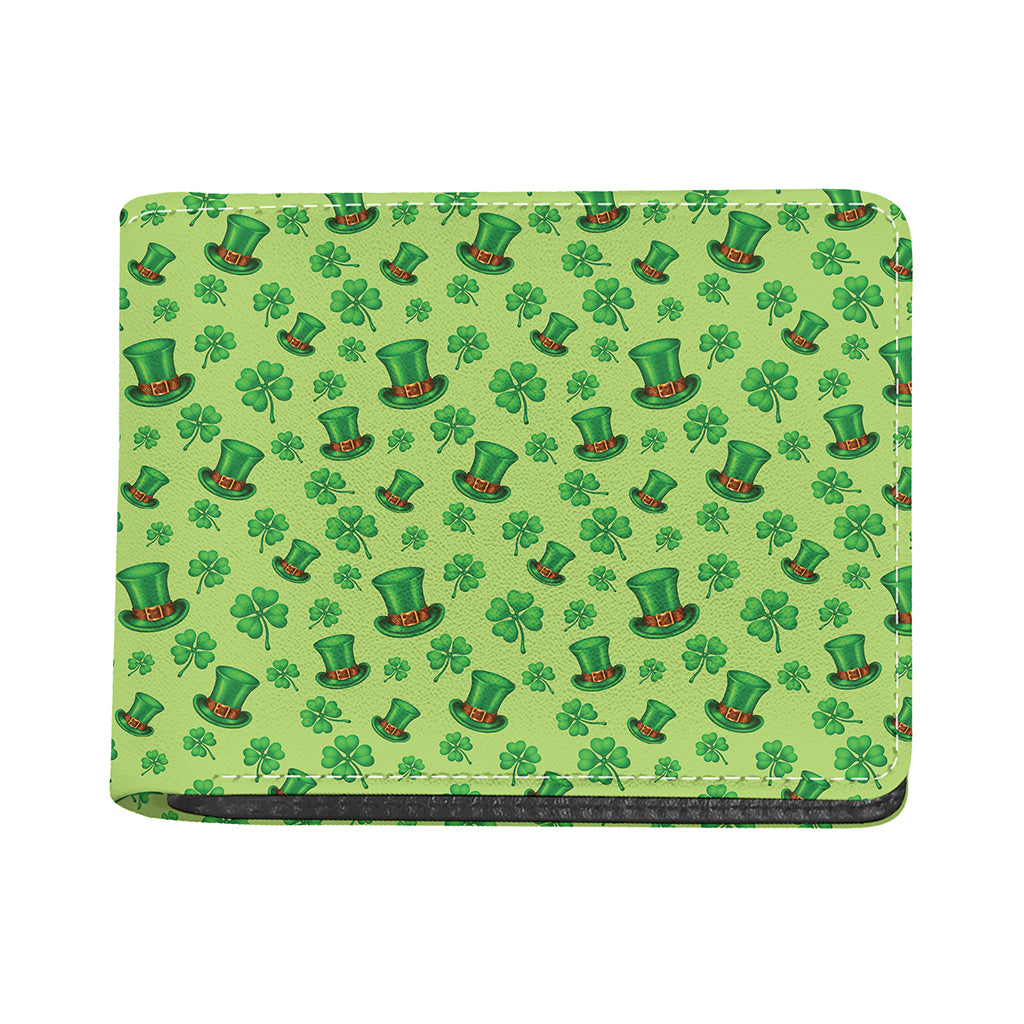 Clover And Hat St. Patrick's Day Print Bifold Wallet