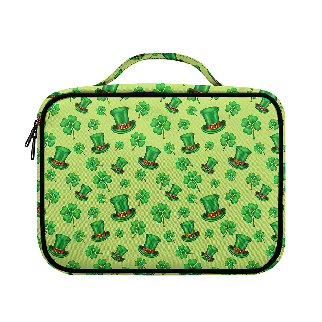 Clover And Hat St. Patrick's Day Print Briefcase Bible Bag