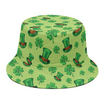 Clover And Hat St. Patrick's Day Print Bucket Hat