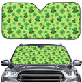 Clover And Hat St. Patrick's Day Print Car Windshield Sun Shade