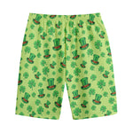 Clover And Hat St. Patrick's Day Print Cotton Shorts