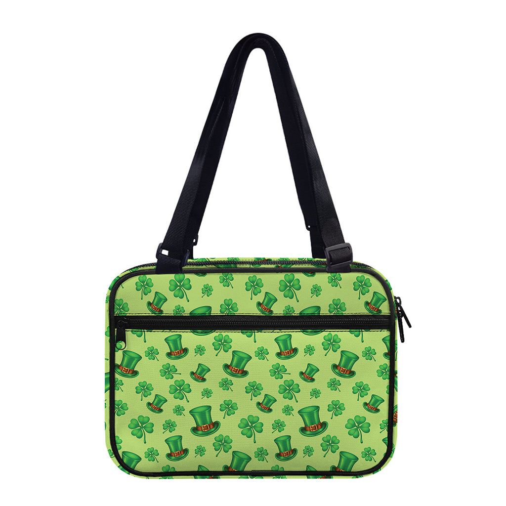Clover And Hat St. Patrick's Day Print Double Strap Bible Bag