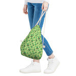 Clover And Hat St. Patrick's Day Print Drawstring Bag