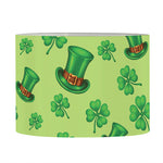 Clover And Hat St. Patrick's Day Print Drum Lamp Shade