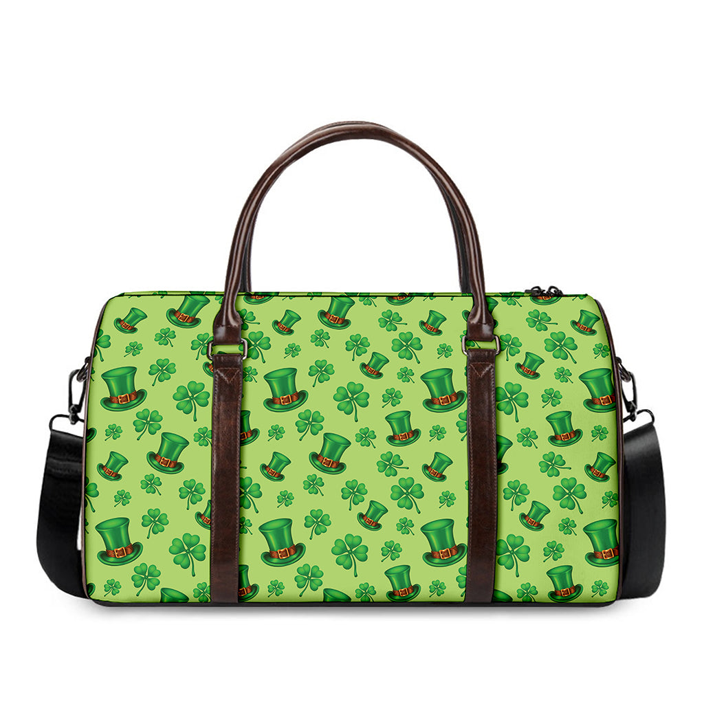 Clover And Hat St. Patrick's Day Print Duffle Bag