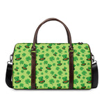 Clover And Hat St. Patrick's Day Print Duffle Bag