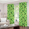 Clover And Hat St. Patrick's Day Print Grommet Curtains