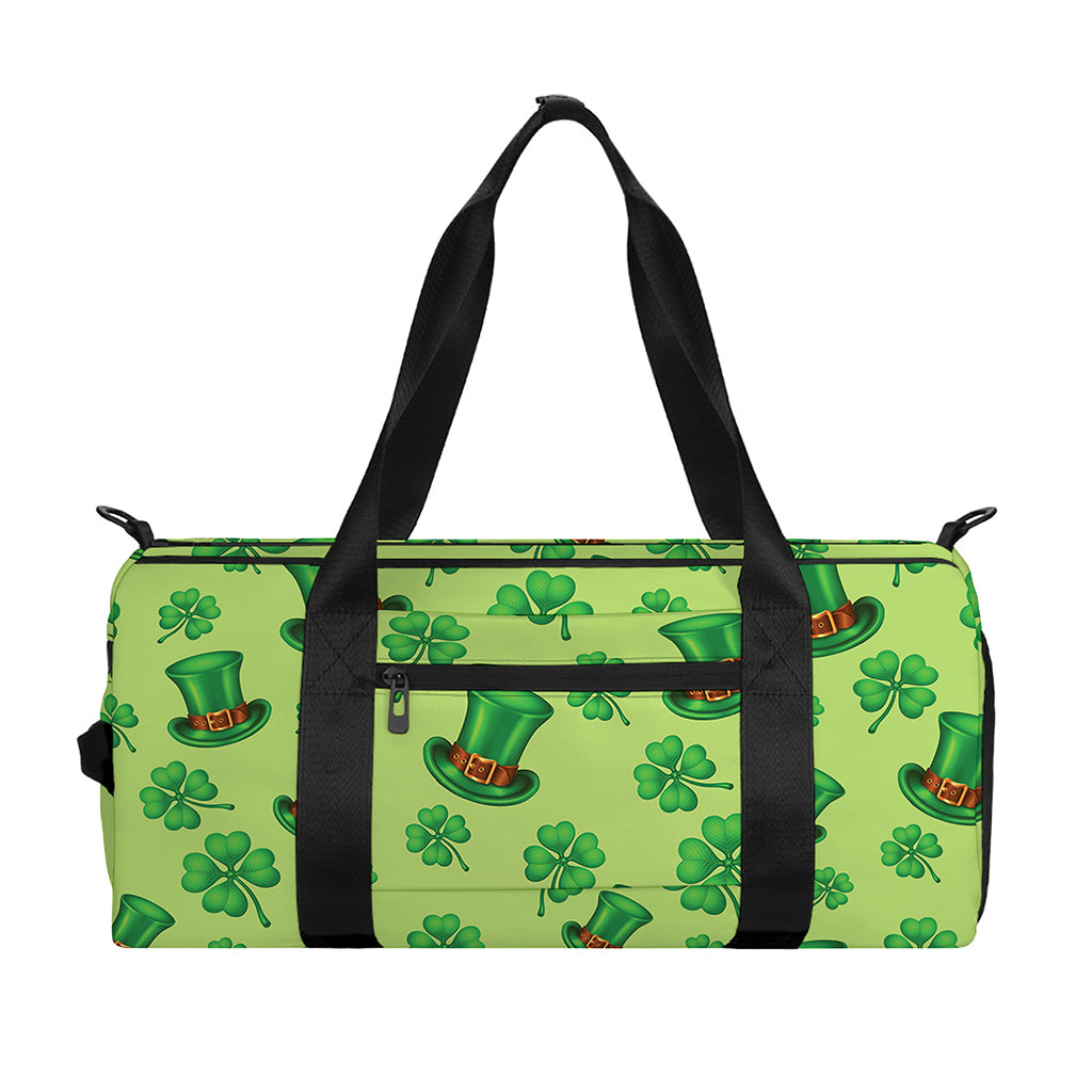 Clover And Hat St. Patrick's Day Print Gym Bag