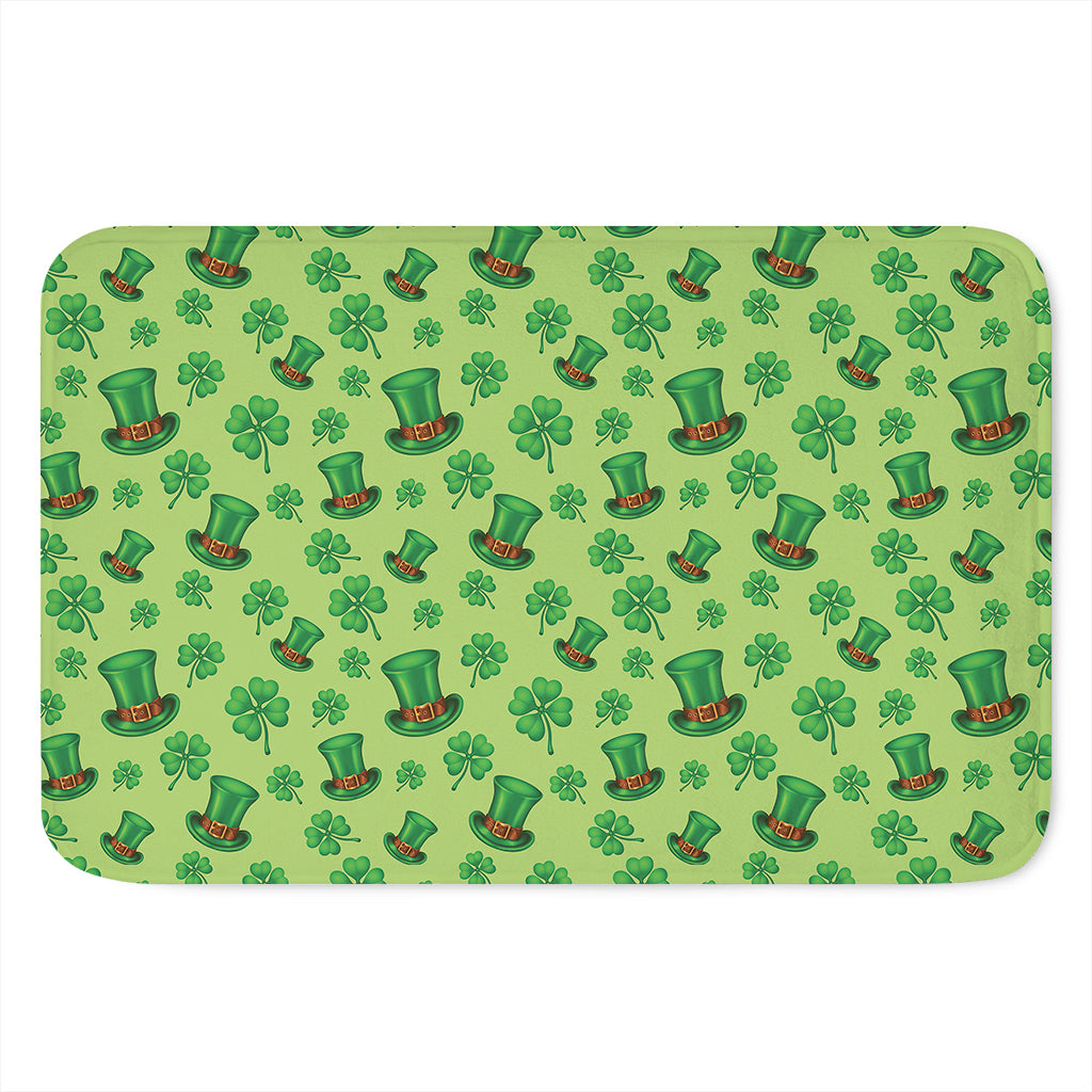 Clover And Hat St. Patrick's Day Print Indoor Door Mat