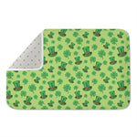 Clover And Hat St. Patrick's Day Print Indoor Door Mat