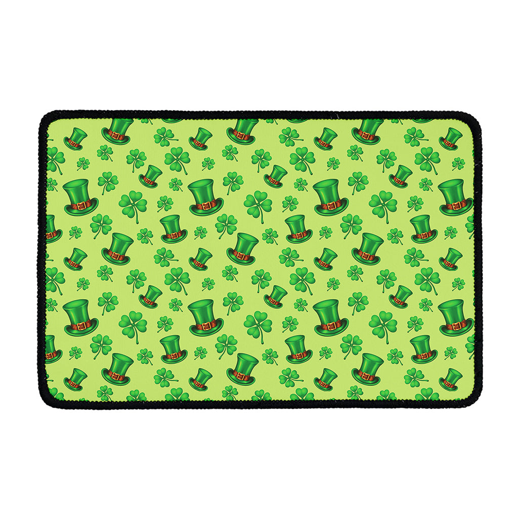 Clover And Hat St. Patrick's Day Print Kitchen Mat