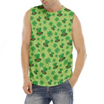 Clover And Hat St. Patrick's Day Print Men's Fitness Tank Top