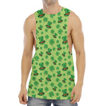 Clover And Hat St. Patrick's Day Print Men's Muscle Tank Top
