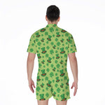 Clover And Hat St. Patrick's Day Print Men's Rompers