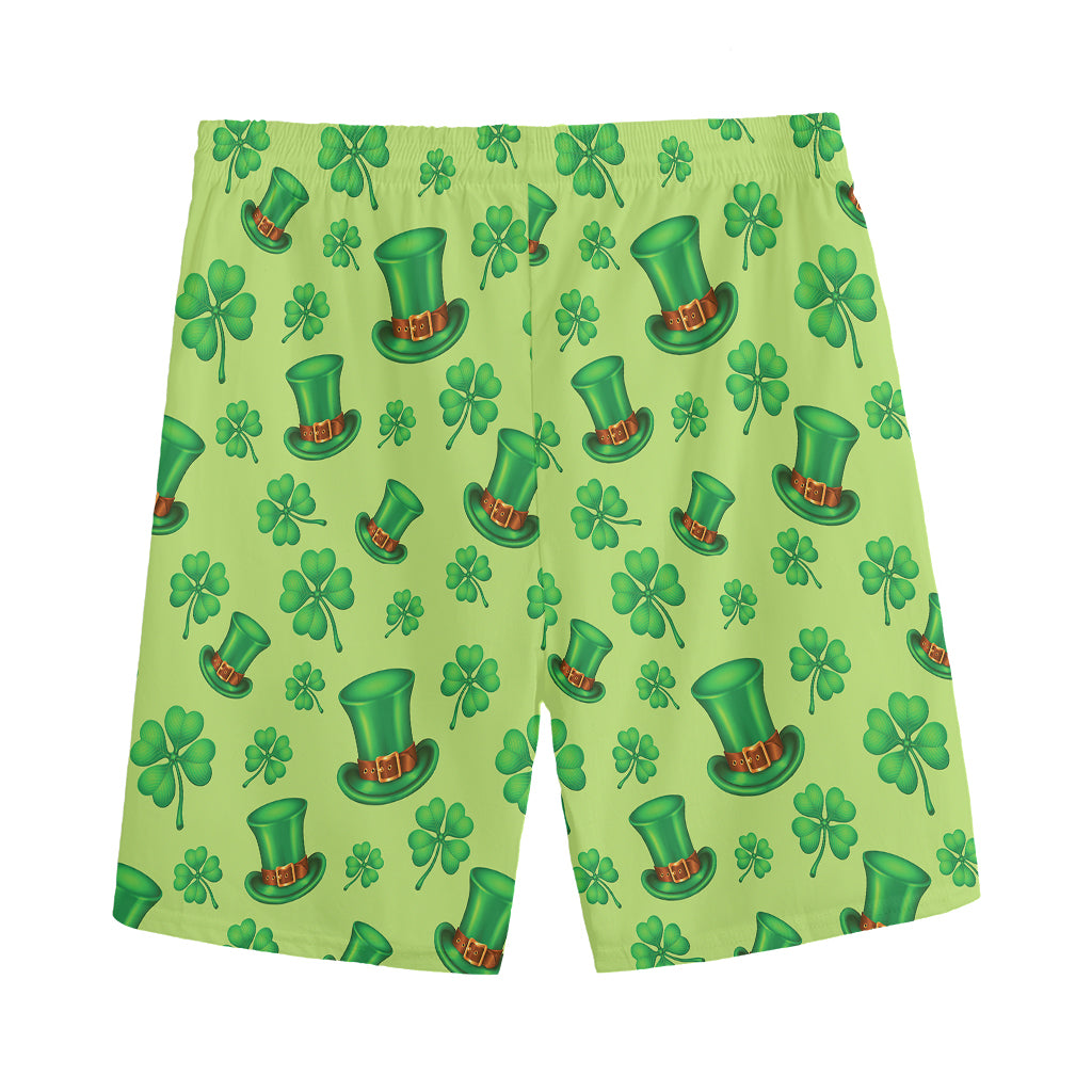 Clover And Hat St. Patrick's Day Print Men's Sports Shorts