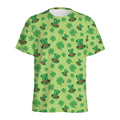 Clover And Hat St. Patrick's Day Print Men's Athletic T-Shirt