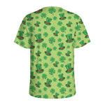 Clover And Hat St. Patrick's Day Print Men's Sports T-Shirt
