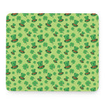 Clover And Hat St. Patrick's Day Print Mouse Pad