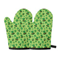 Clover And Hat St. Patrick's Day Print Oven Mitts
