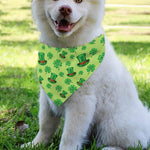 Clover And Hat St. Patrick's Day Print Over The Collar Dog Bandana