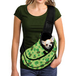 Clover And Hat St. Patrick's Day Print Pet Sling Carrier