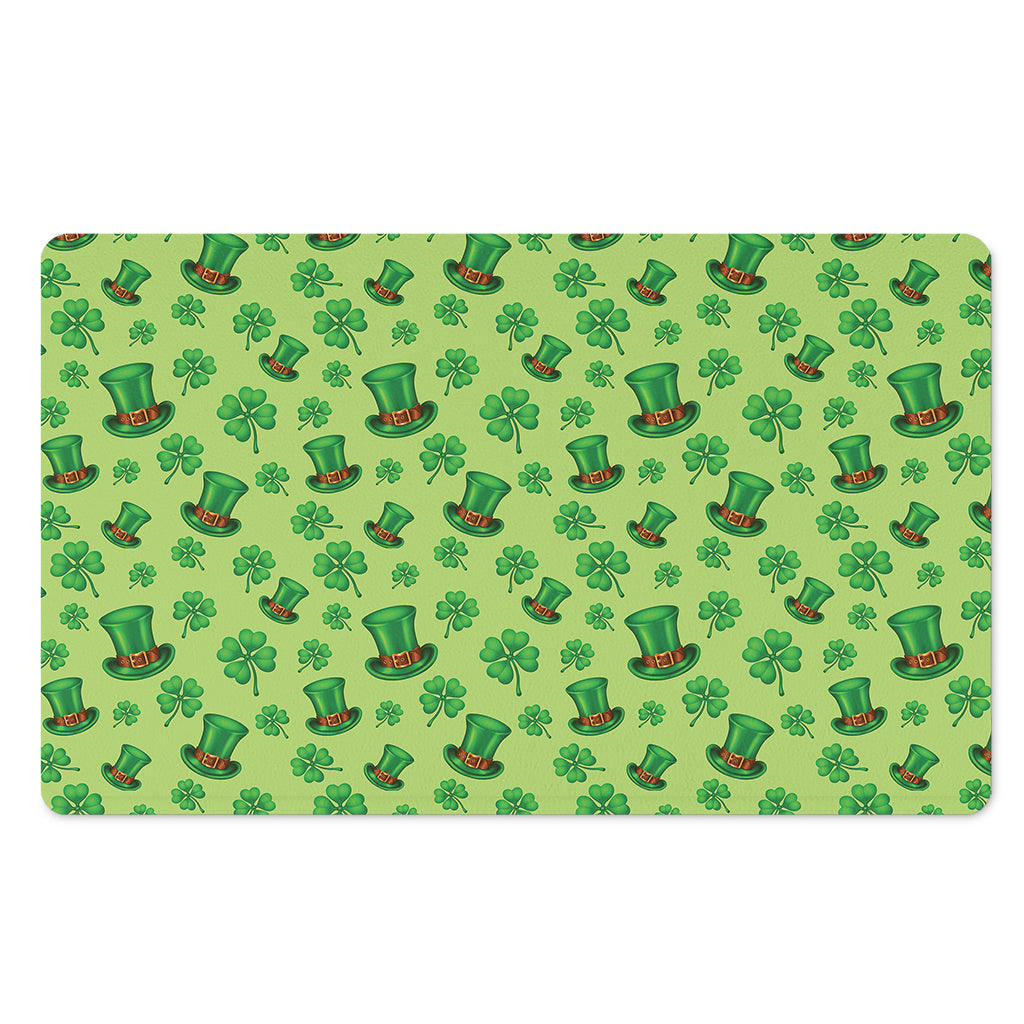 Clover And Hat St. Patrick's Day Print Polyester Doormat