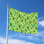 Clover And Hat St. Patrick's Day Print Polyester Flag