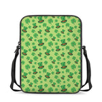 Clover And Hat St. Patrick's Day Print Rectangular Crossbody Bag