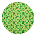Clover And Hat St. Patrick's Day Print Round Blanket
