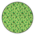 Clover And Hat St. Patrick's Day Print Round Floor Mat