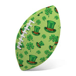 Clover And Hat St. Patrick's Day Print Rugby Ball