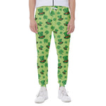 Clover And Hat St. Patrick's Day Print Scuba Joggers