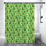 Clover And Hat St. Patrick's Day Print Shower Curtain